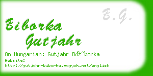 biborka gutjahr business card